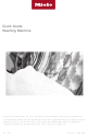 Miele Washing Machine Quick Manual