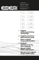 Eden 126 Instructions Manual