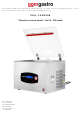 GGM gastro VSB240N Product Manual
