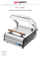 GGM gastro VGSM21 Product Manual