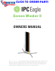IPC Eagle Screen Washer II Owner's Manual