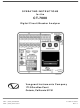 Vanguard Instruments CT-7000 Operating Instructions Manual