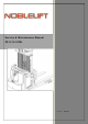 Noblelift PS 12 TSL Service Maintenance Manual