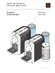 Nespresso PRODIGIO C70 Service Manual