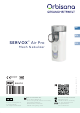 Orbisana SERVOX Air Pro Instruction Manual