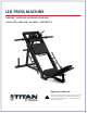 Titan Fitness LEGPRS1 Operator's Manual