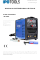 IPOTOOLS TIG-160PD Original Instruction Manual