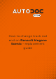 Renault Megane Scenic Replacement Manual