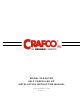 Ergon Crafco 30 ROUTER Installation Instructions Manual
