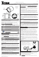 Titan 85978 Installation And Operating Instructions