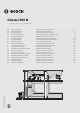 Bosch CL7000M 53/2 E Installation Instructions Manual