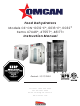 Omcan CE-CN-0012-E Instruction Manual