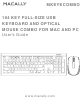 Macally MKEYECOMBO User Manual
