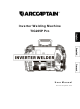 ARCCAPTAIN TIG205P Pro User Manual