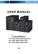 PowerWalker VFI 1500 TG User Manual