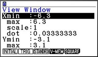 Graphs [Option 5] - View window