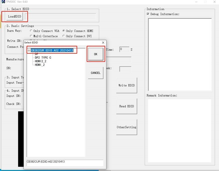 Writing EDID Process - Step 3