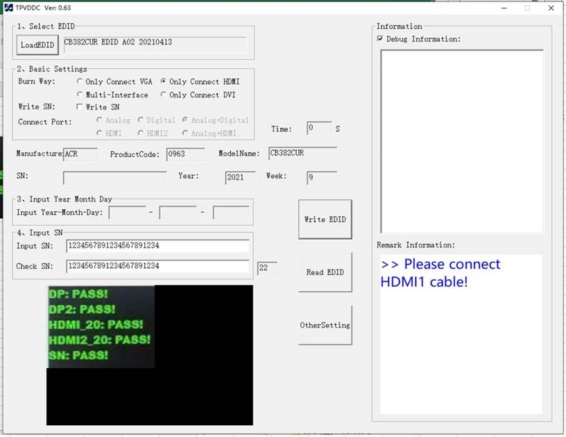 Writing EDID Process - Step 5