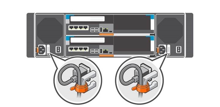 Connect the Power Cables - Step 2