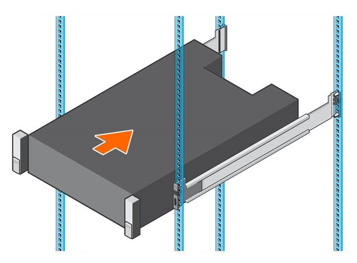 Install the Storage System in a Rack - Step 2