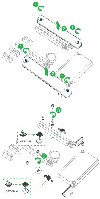 M2 installation - Step 1