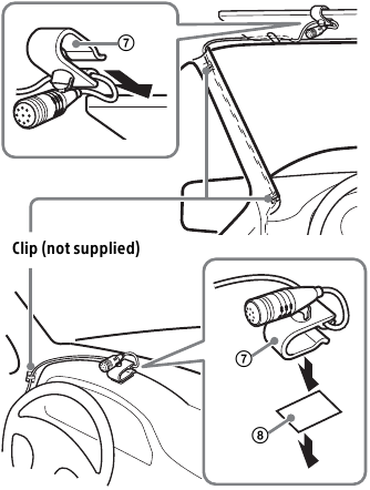 Installing the microphone