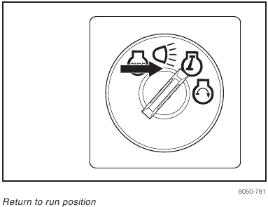 Starting the Engine - Step 8
