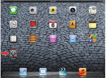 PAIRING THE UNIT TO iOS TABLET - Step 2