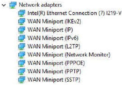 Software - Checking the Network adapter drivers