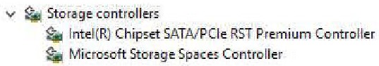 Software - Checking the Storage controller drivers