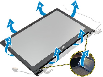 Removing the display bezel