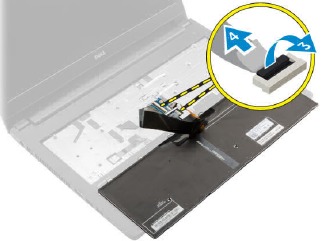 Removing the keyboard - Step 2