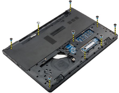 Removing the palmrest - Step 1