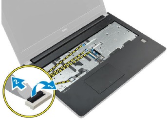 Removing the palmrest - Step 2