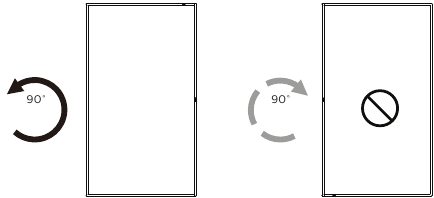 Mounting in Portrait Orientation