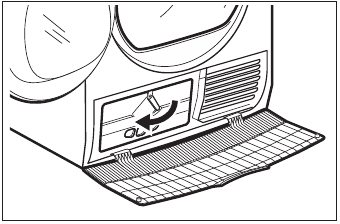 Cleaning the condenser - Step 1