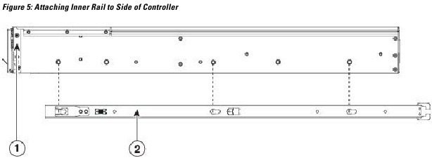 Installing the Slide Rails - Step 1