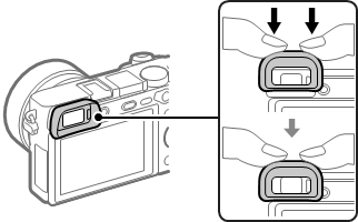 Attaching/removing the eyepiece cup