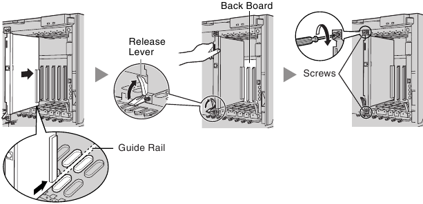 Installing the Option Units - Step 3