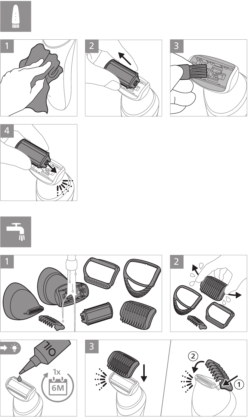 Cleaning the product