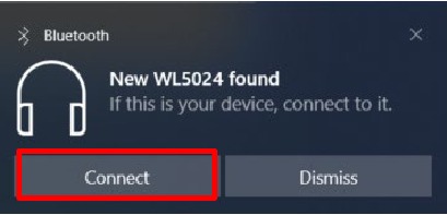 Connecting the headset - Step 3
