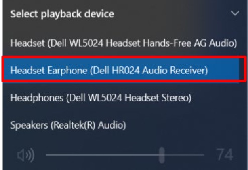 Wireless Audio Receiver connection - Step 2