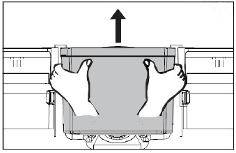 Equipment - Removing the water tank