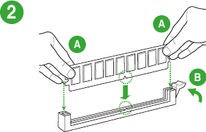 Product introduction - Installing a DIMM