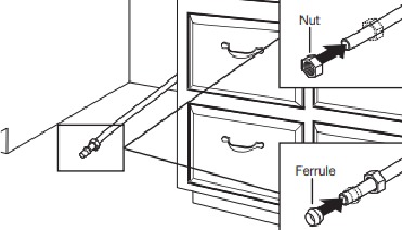 Connect Water Line to Fill Valve