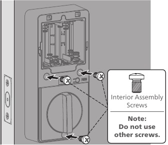 Installing the Interior Assembly - Step 3