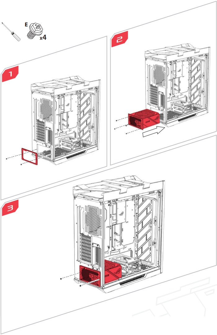 INSTALLATION GUIDE - INSTALLING POWER SUPPLY UNIT