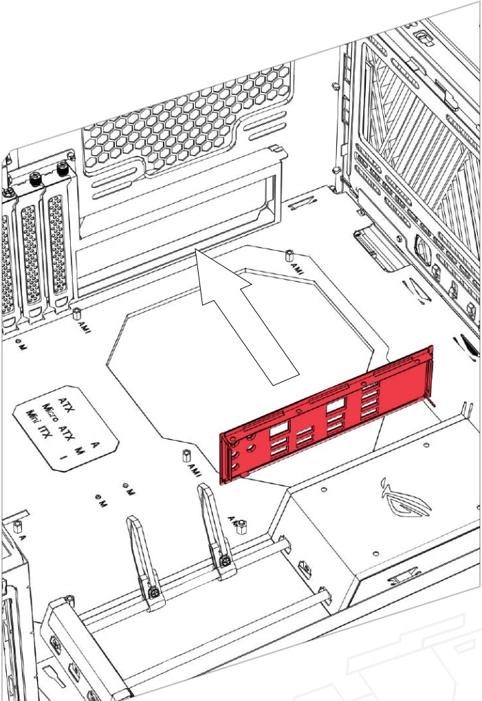 INSTALLATION GUIDE - INSTALLING THE I/O SHIELD