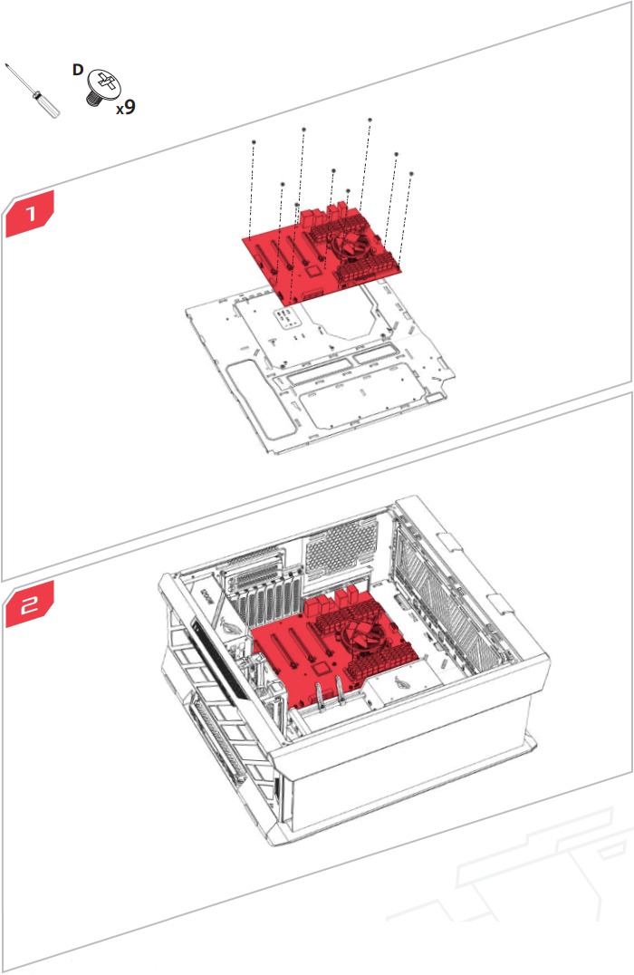 INSTALLATION GUIDE - INSTALLING MOTHERBOARD UNIT