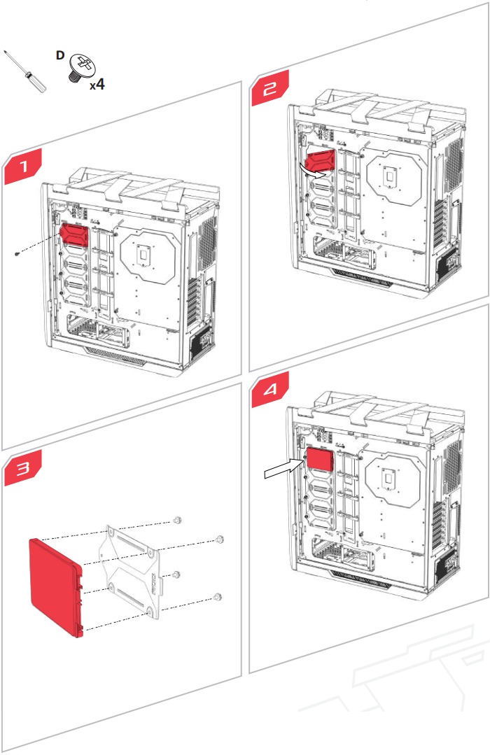 INSTALLATION GUIDE - INSTALLING THE 2.5 DRIVES